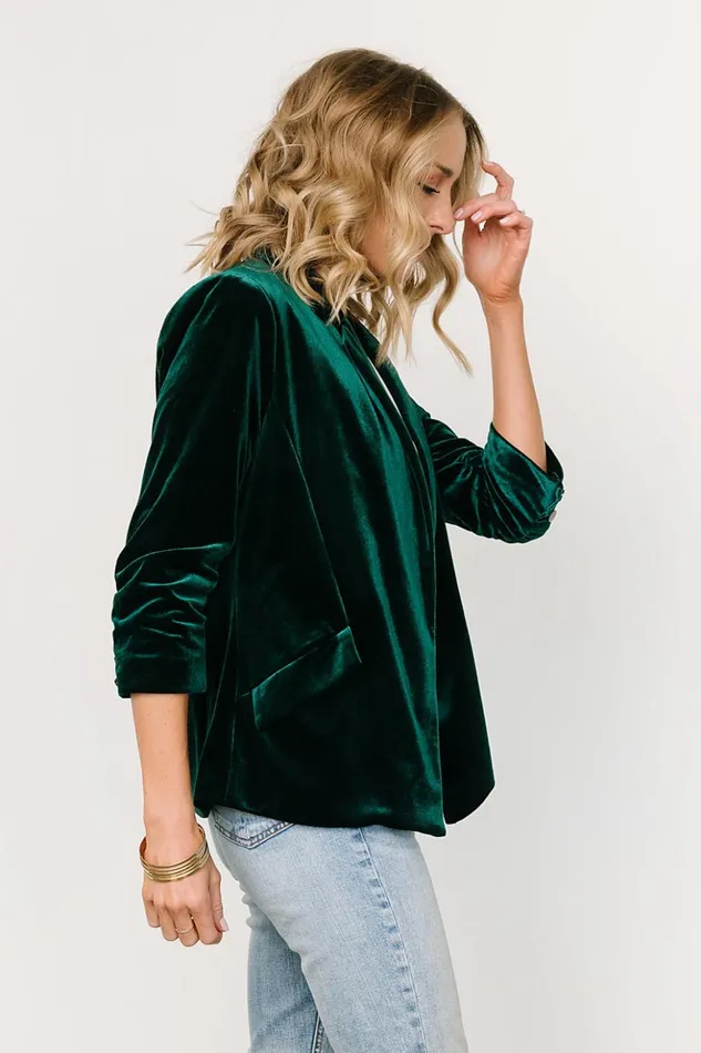 Baltic Born Outerwear Brinton Velvet Blazer Dark Green 8211 Women Baltic Born Outerwear Brinton Velvet Blazer Dark Green 8211 Women