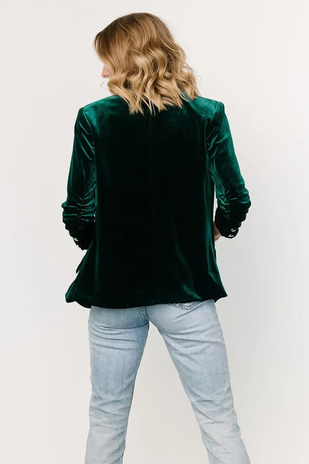 Baltic Born Outerwear Brinton Velvet Blazer Dark Green 8211 Women Baltic Born Outerwear Brinton Velvet Blazer Dark Green 8211 Women