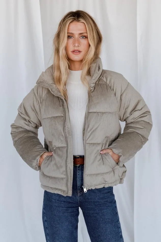 Baltic Born Outerwear Bryant Corduroy Puffer Coat Light Sage 8211 Women Baltic Born Outerwear Bryant Corduroy Puffer Coat Light Sage 8211 Women
