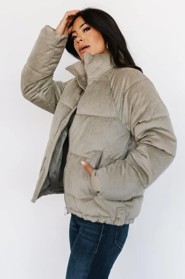 Baltic Born Outerwear Bryant Corduroy Puffer Coat Light Sage 8211 Women Baltic Born Outerwear Bryant Corduroy Puffer Coat Light Sage 8211 Women