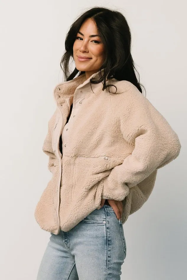 Baltic Born Outerwear Brynn Sherpa Jacket Natural 8211 Women Baltic Born Outerwear Brynn Sherpa Jacket Natural 8211 Women