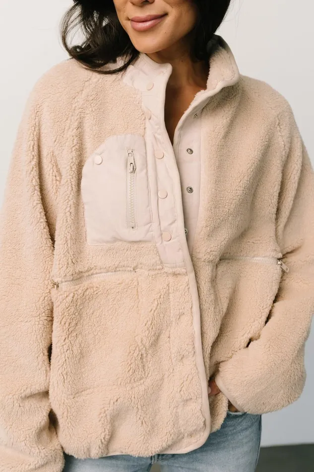 Baltic Born Outerwear Brynn Sherpa Jacket Natural 8211 Women Baltic Born Outerwear Brynn Sherpa Jacket Natural 8211 Women