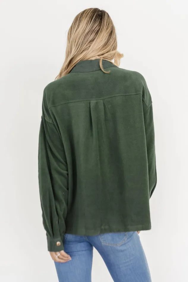 Baltic Born Outerwear Duke Button Up Top Forest Green 8211 Women Baltic Born Outerwear Duke Button Up Top Forest Green 8211 Women