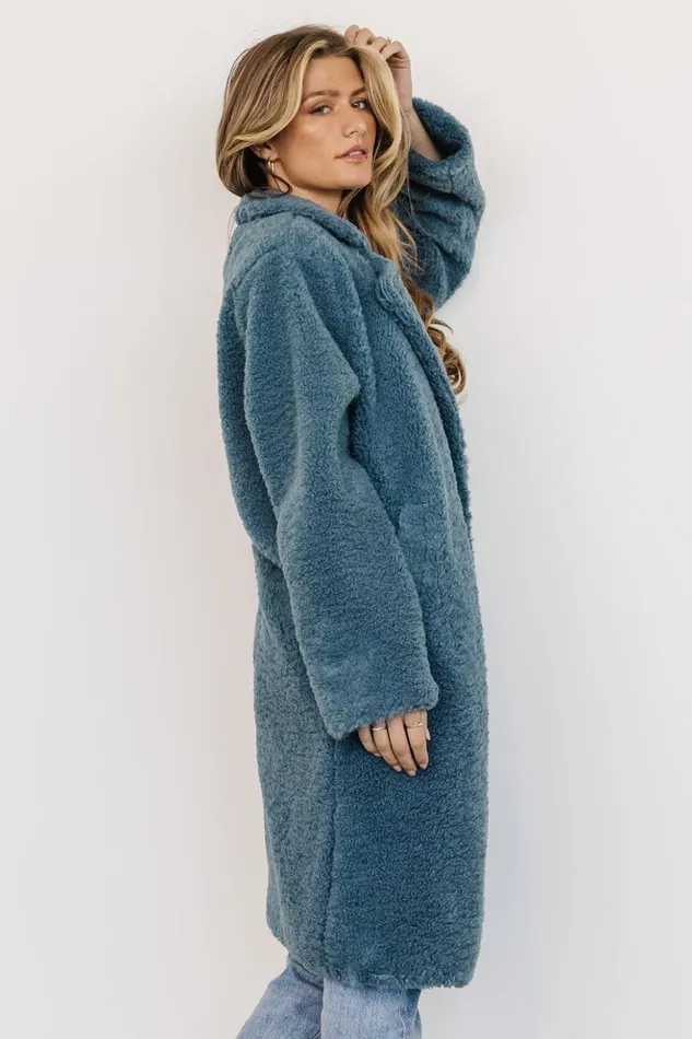 Baltic Born Outerwear Elbrus Sherpa Trench Coat Persian Blue 8211 Women Baltic Born Outerwear Elbrus Sherpa Trench Coat Persian Blue 8211 Women