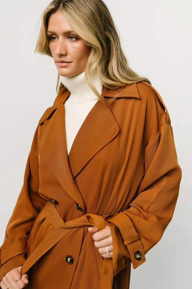 Baltic Born Outerwear Escalante Trench Coat Camel 8211 Women Baltic Born Outerwear Escalante Trench Coat Camel 8211 Women