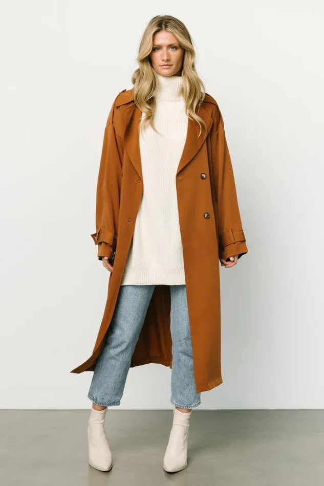 Baltic Born Outerwear Escalante Trench Coat Camel 8211 Women Baltic Born Outerwear Escalante Trench Coat Camel 8211 Women
