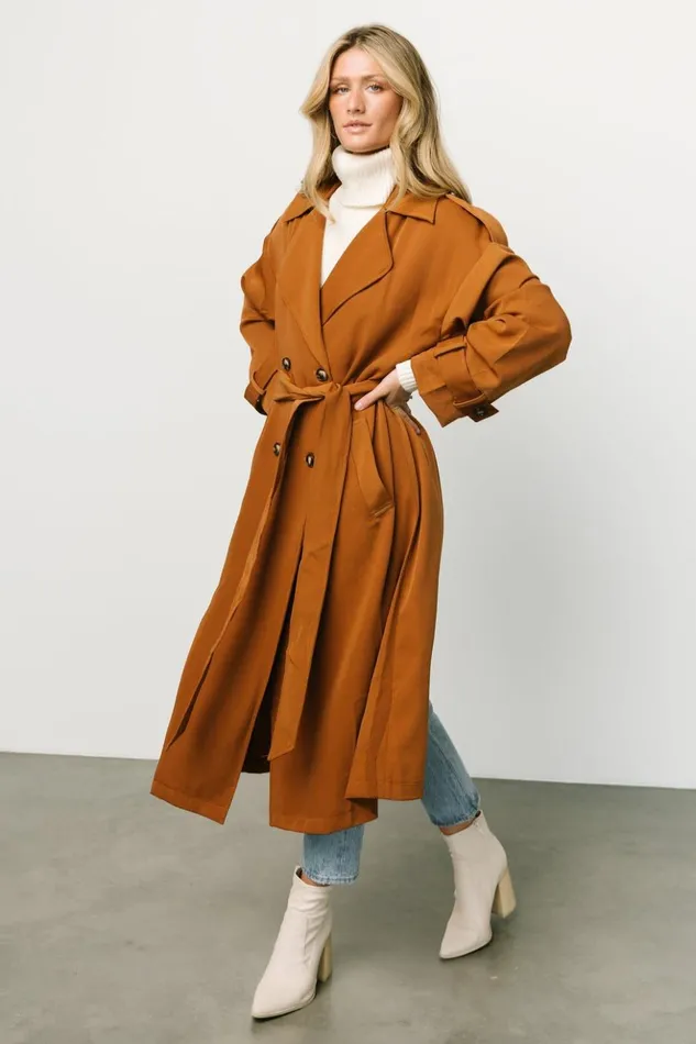 Baltic Born Outerwear Escalante Trench Coat Camel 8211 Women Baltic Born Outerwear Escalante Trench Coat Camel 8211 Women