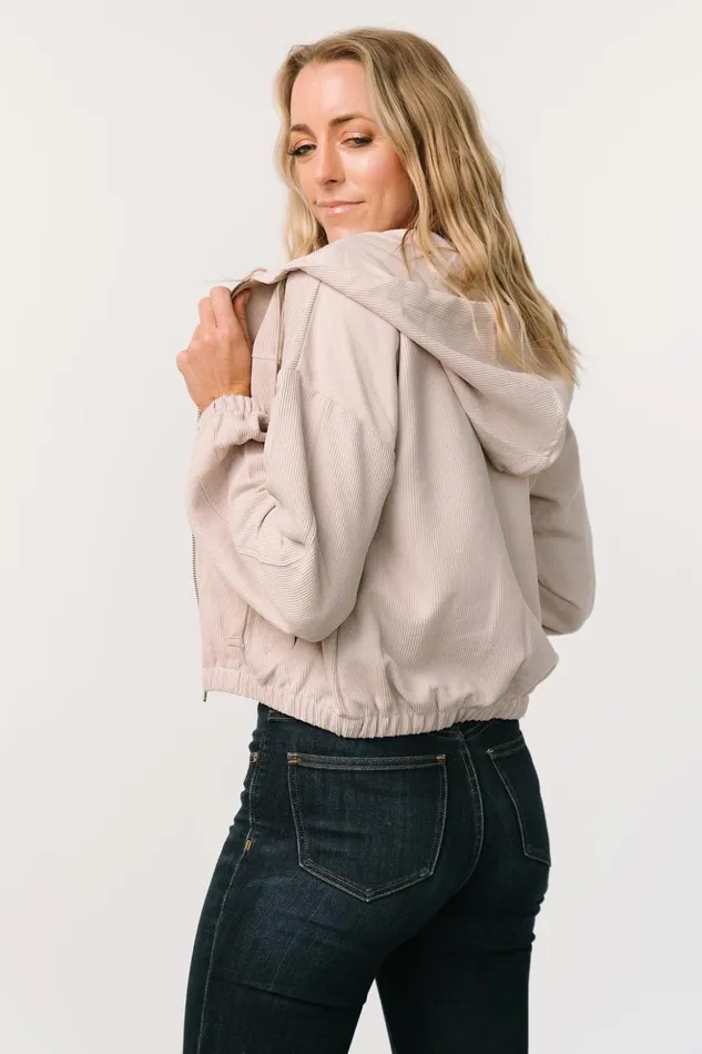 Baltic Born Outerwear Frankie Zip Jacket Natural 8211 Women Baltic Born Outerwear Frankie Zip Jacket Natural 8211 Women