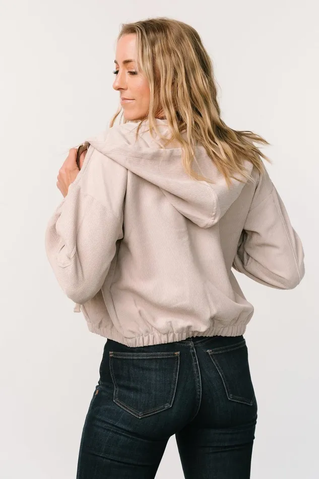 Baltic Born Outerwear Frankie Zip Jacket Natural 8211 Women Baltic Born Outerwear Frankie Zip Jacket Natural 8211 Women