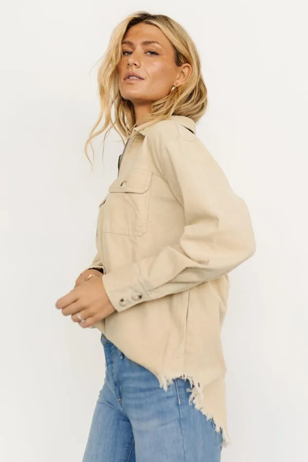 Baltic Born Outerwear Hector Half Zip Corduroy Top Natural 8211 Women Baltic Born Outerwear Hector Half Zip Corduroy Top Natural 8211 Women