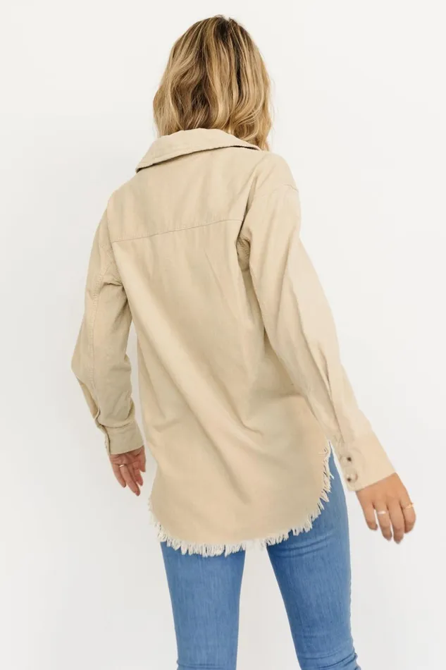 Baltic Born Outerwear Hector Half Zip Corduroy Top Natural 8211 Women Baltic Born Outerwear Hector Half Zip Corduroy Top Natural 8211 Women