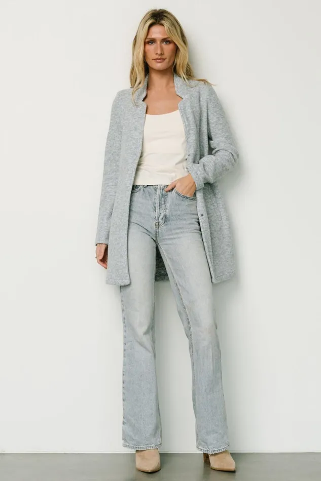 Baltic Born Outerwear Knoll Notch Jacket Heather Light Blue 8211 Women Baltic Born Outerwear Knoll Notch Jacket Heather Light Blue 8211 Women