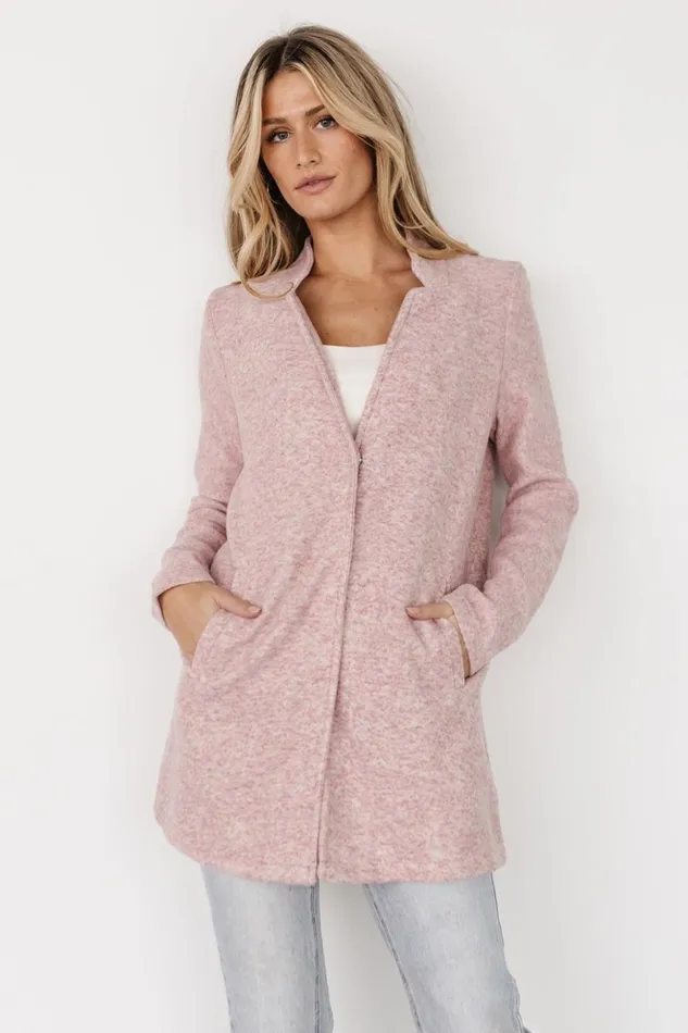 Baltic Born Outerwear Knoll Notch Jacket Vintage Rose 8211 Women