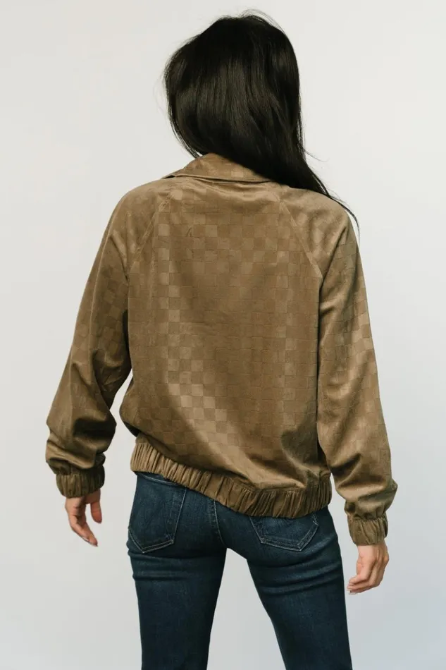 Baltic Born Outerwear Krew Checkered Velvet Jacket Olive 8211 Women Baltic Born Outerwear Krew Checkered Velvet Jacket Olive 8211 Women