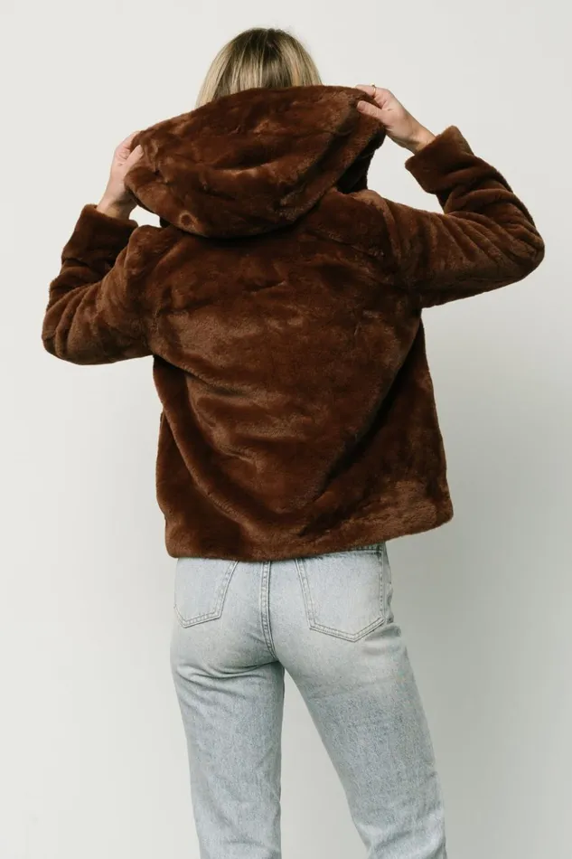Baltic Born Outerwear Leeds Faux Fur Jacket Brown 8211 Women Baltic Born Outerwear Leeds Faux Fur Jacket Brown 8211 Women