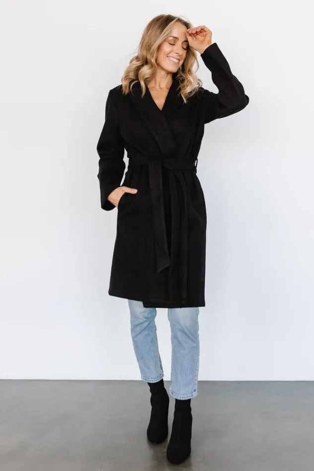 Baltic Born Outerwear Martin Trench Coat Black 8211 Women Baltic Born Outerwear Martin Trench Coat Black 8211 Women