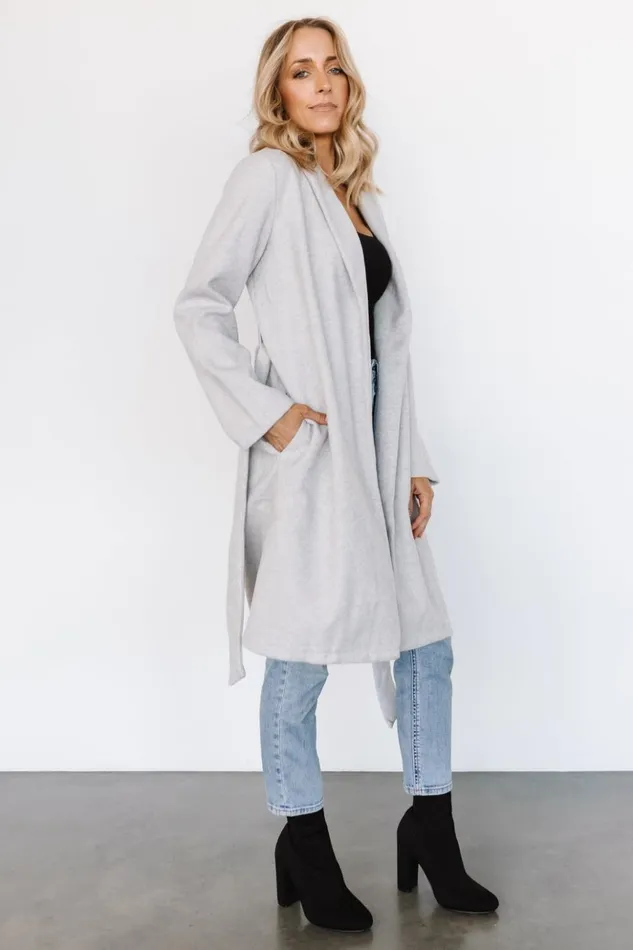 Baltic Born Outerwear Martin Trench Coat Light Gray 8211 Women Baltic Born Outerwear Martin Trench Coat Light Gray 8211 Women