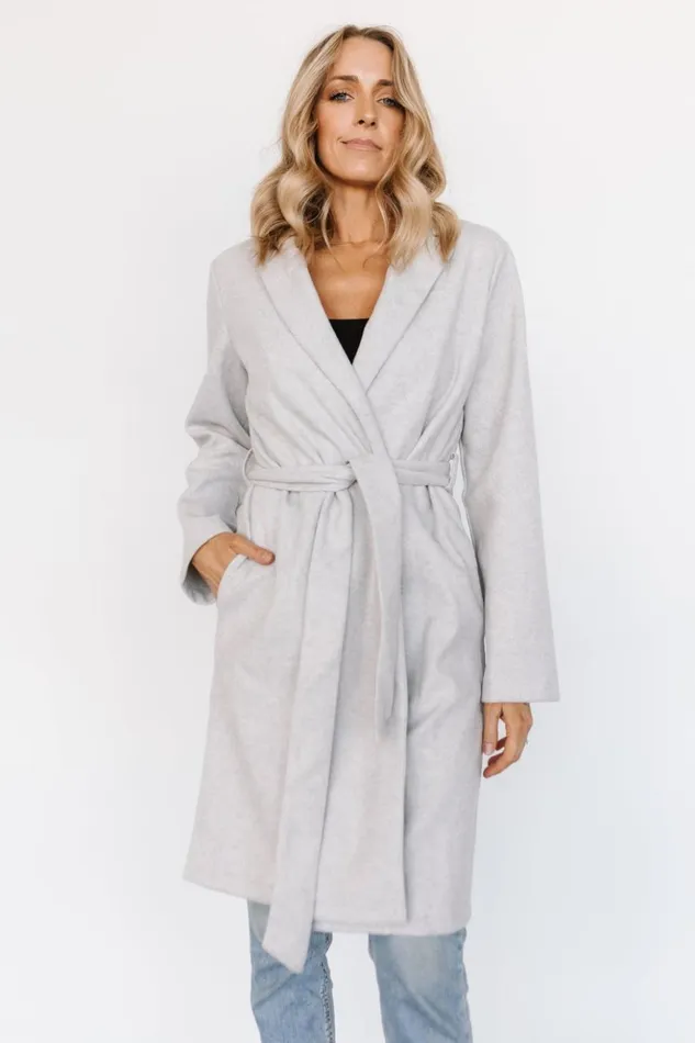 Baltic Born Outerwear Martin Trench Coat Light Gray 8211 Women Baltic Born Outerwear Martin Trench Coat Light Gray 8211 Women