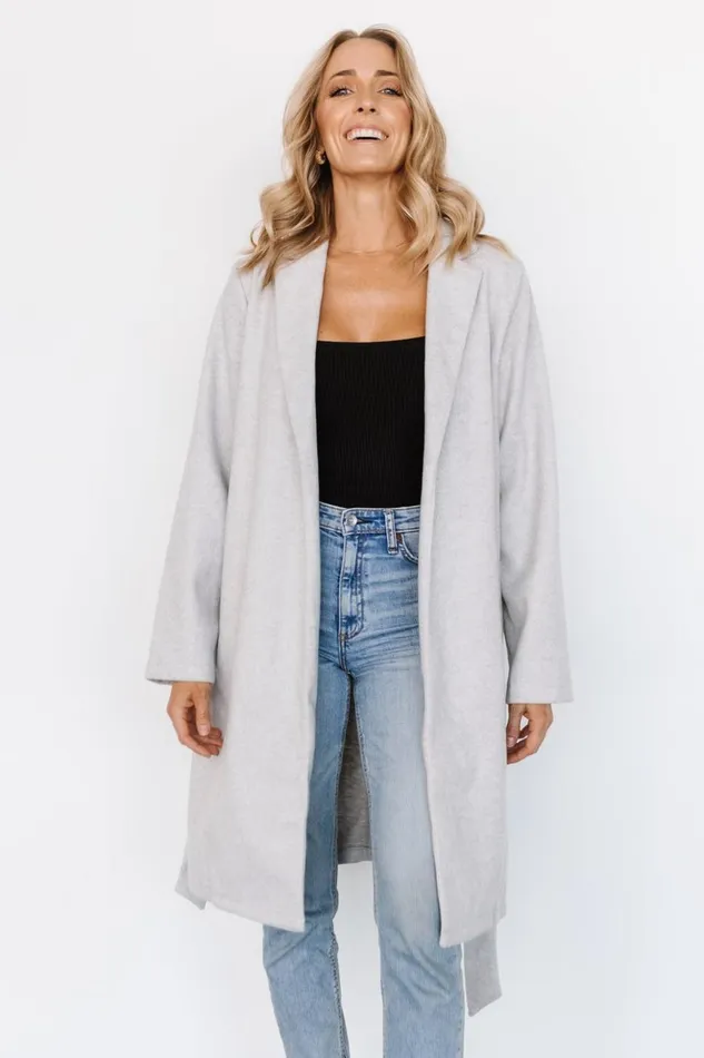 Baltic Born Outerwear Martin Trench Coat Light Gray 8211 Women Baltic Born Outerwear Martin Trench Coat Light Gray 8211 Women