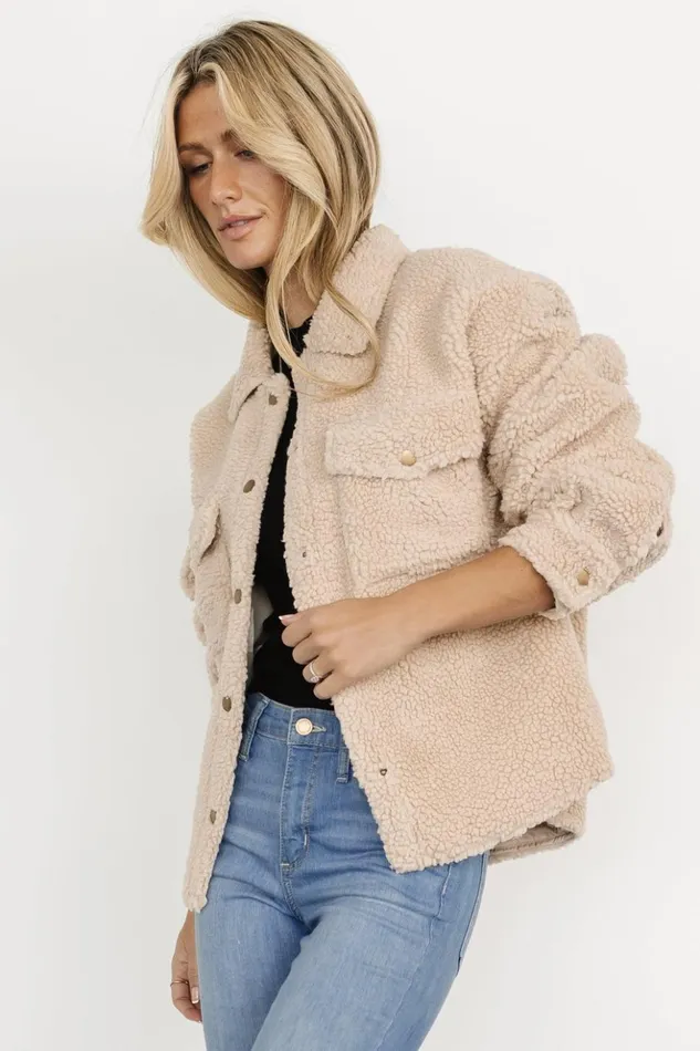 Baltic Born Outerwear Midtown Sherpa Jacket Oatmeal 8211 Women Baltic Born Outerwear Midtown Sherpa Jacket Oatmeal 8211 Women