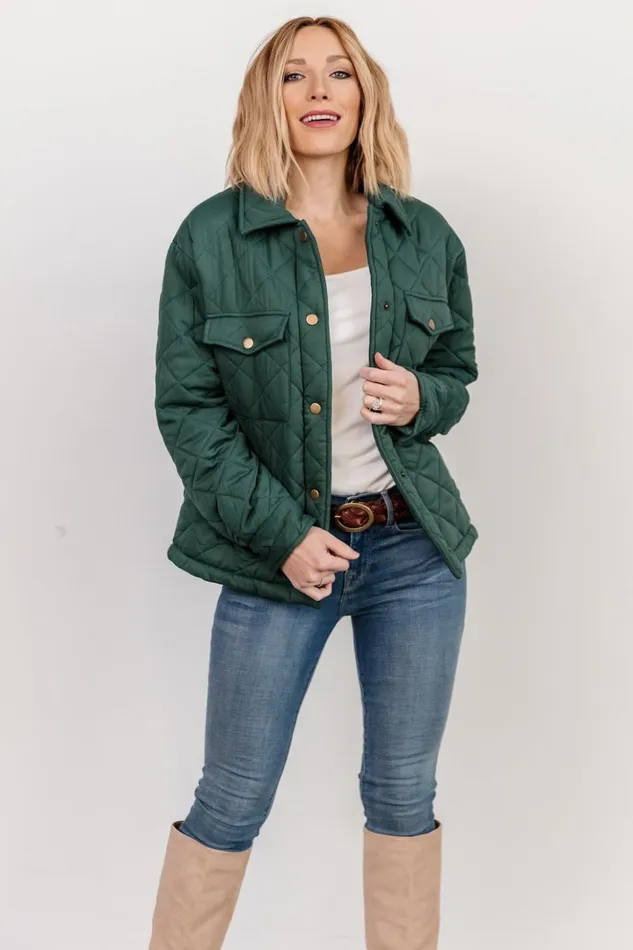 Baltic Born Outerwear Nadia Button Up Jacket Emerald 8211 Women Baltic Born Outerwear Nadia Button Up Jacket Emerald 8211 Women