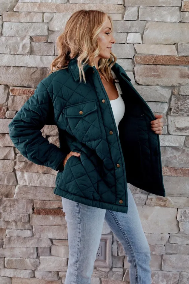 Baltic Born Outerwear Nadia Button Up Jacket Emerald 8211 Women Baltic Born Outerwear Nadia Button Up Jacket Emerald 8211 Women