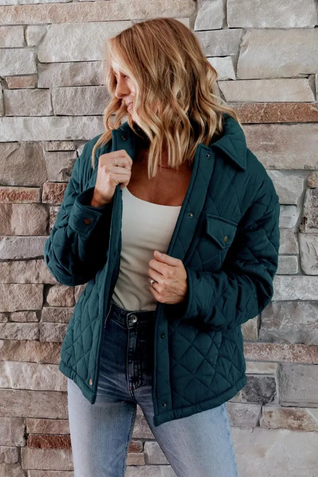 Baltic Born Outerwear Nadia Button Up Jacket Emerald 8211 Women Baltic Born Outerwear Nadia Button Up Jacket Emerald 8211 Women