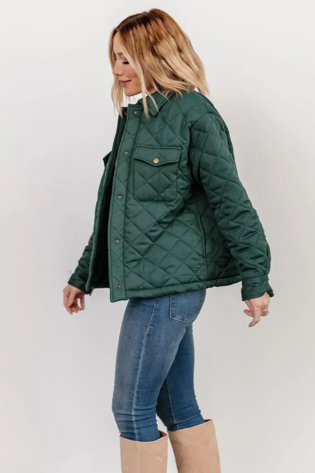 Baltic Born Outerwear Nadia Button Up Jacket Emerald 8211 Women Baltic Born Outerwear Nadia Button Up Jacket Emerald 8211 Women
