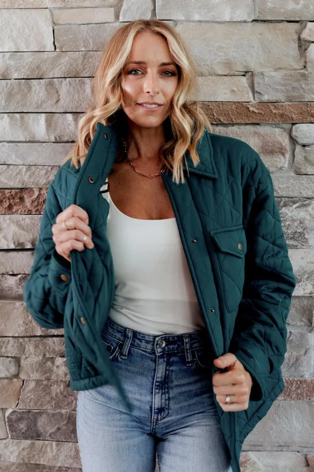 Baltic Born Outerwear Nadia Button Up Jacket Emerald 8211 Women Baltic Born Outerwear Nadia Button Up Jacket Emerald 8211 Women