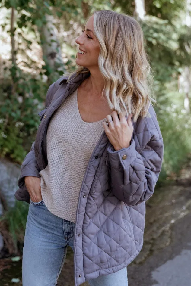 Baltic Born Outerwear Nadia Button Up Jacket Slate 8211 Women Baltic Born Outerwear Nadia Button Up Jacket Slate 8211 Women