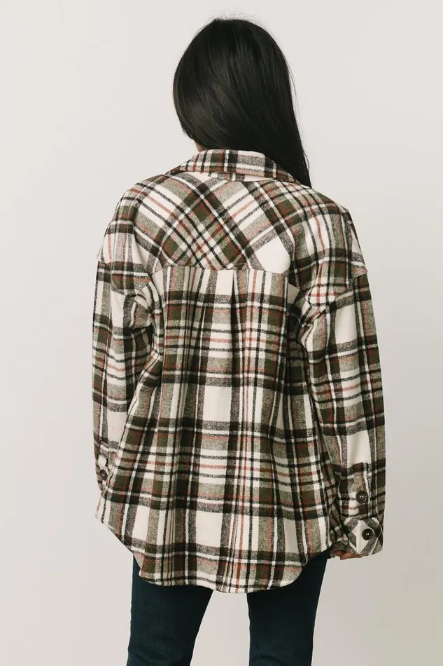 Baltic Born Outerwear Polson Plaid Shacket Ivory Multi 8211 Women Baltic Born Outerwear Polson Plaid Shacket Ivory Multi 8211 Women