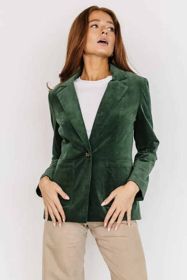 Baltic Born Outerwear Royal Corduroy Blazer Hunter Green 8211 Women Baltic Born Outerwear Royal Corduroy Blazer Hunter Green 8211 Women
