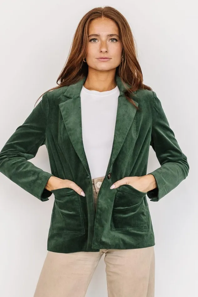Baltic Born Outerwear Royal Corduroy Blazer Hunter Green 8211 Women Baltic Born Outerwear Royal Corduroy Blazer Hunter Green 8211 Women