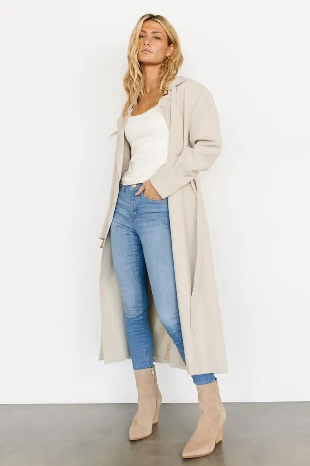 Baltic Born Outerwear Vanderbilt Trench Coat Beige 8211 Women Baltic Born Outerwear Vanderbilt Trench Coat Beige 8211 Women