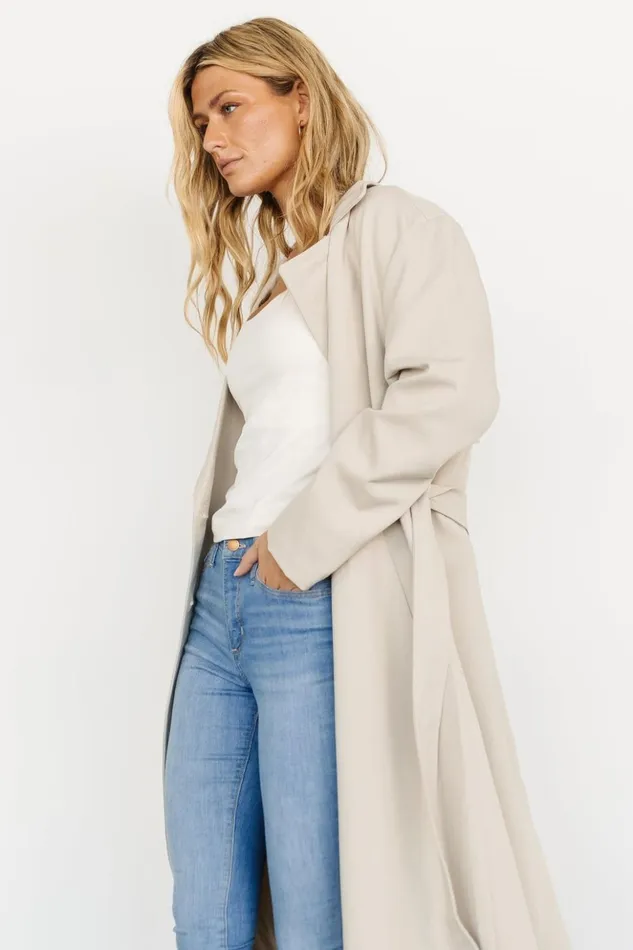 Baltic Born Outerwear Vanderbilt Trench Coat Beige 8211 Women Baltic Born Outerwear Vanderbilt Trench Coat Beige 8211 Women