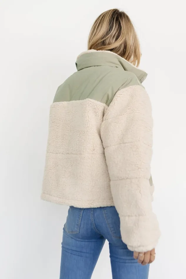 Baltic Born Outerwear Weekender Sherpa Puffer Jacket Oatmeal Sage 8211 Women Baltic Born Outerwear Weekender Sherpa Puffer Jacket Oatmeal Sage 8211 Women