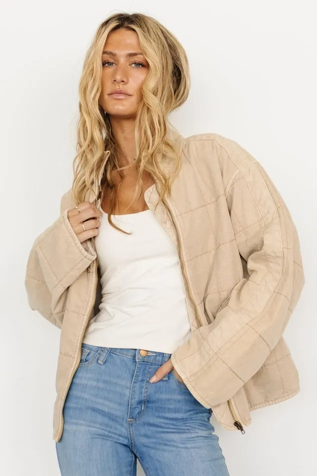 Baltic Born Outerwear Woodstock Zip Jacket Oatmeal 8211 Women Baltic Born Outerwear Woodstock Zip Jacket Oatmeal 8211 Women