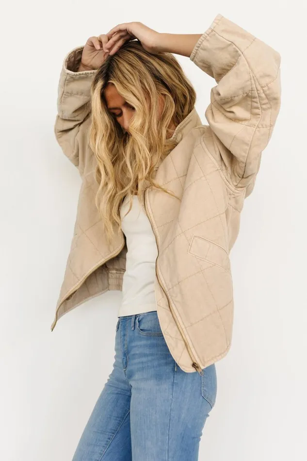 Baltic Born Outerwear Woodstock Zip Jacket Oatmeal 8211 Women Baltic Born Outerwear Woodstock Zip Jacket Oatmeal 8211 Women