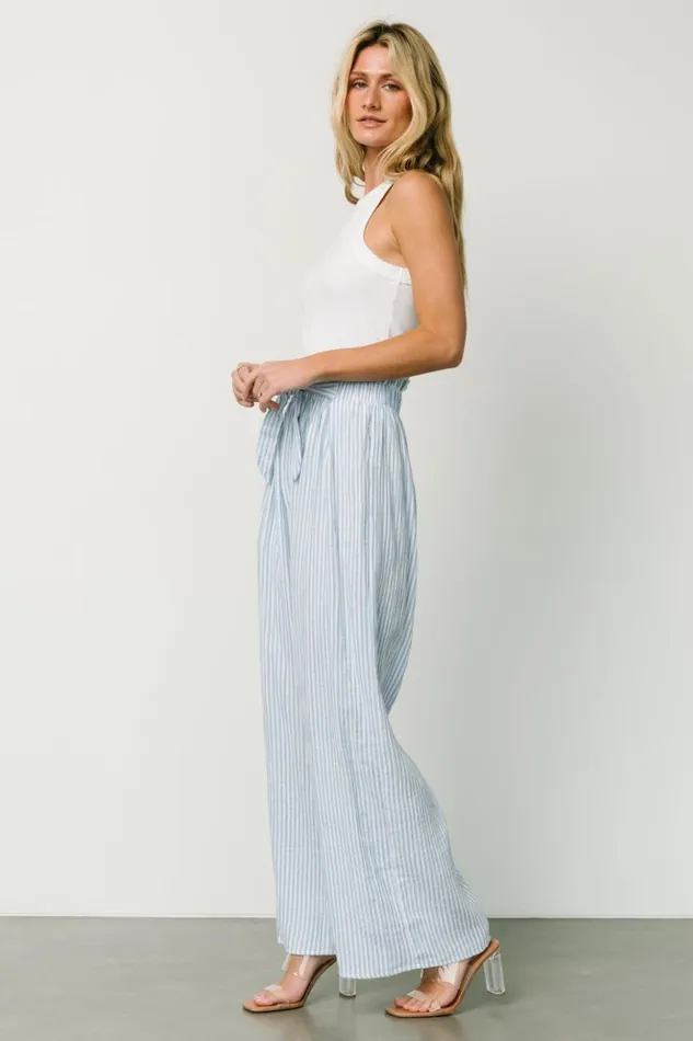 Baltic Born Pants Delphi Wide Leg Pants Blue Stripe 8211 Women Baltic Born Pants Delphi Wide Leg Pants Blue Stripe 8211 Women