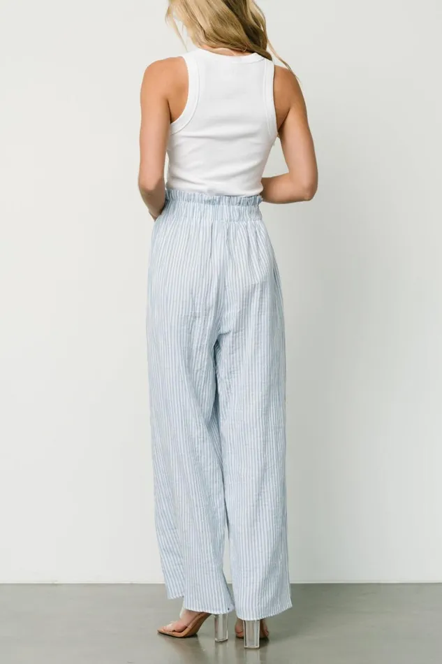 Baltic Born Pants Delphi Wide Leg Pants Blue Stripe 8211 Women Baltic Born Pants Delphi Wide Leg Pants Blue Stripe 8211 Women