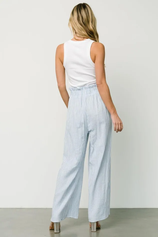 Baltic Born Pants Delphi Wide Leg Pants Blue Stripe 8211 Women Baltic Born Pants Delphi Wide Leg Pants Blue Stripe 8211 Women