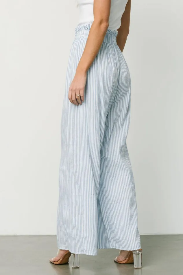 Baltic Born Pants Delphi Wide Leg Pants Blue Stripe 8211 Women Baltic Born Pants Delphi Wide Leg Pants Blue Stripe 8211 Women