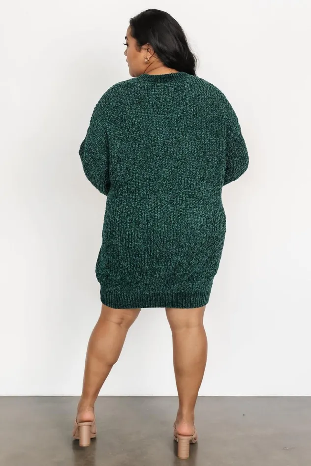 Baltic Born Short Dresses Christa Sweater Dress Emerald 8211 Women Baltic Born Short Dresses Christa Sweater Dress Emerald 8211 Women