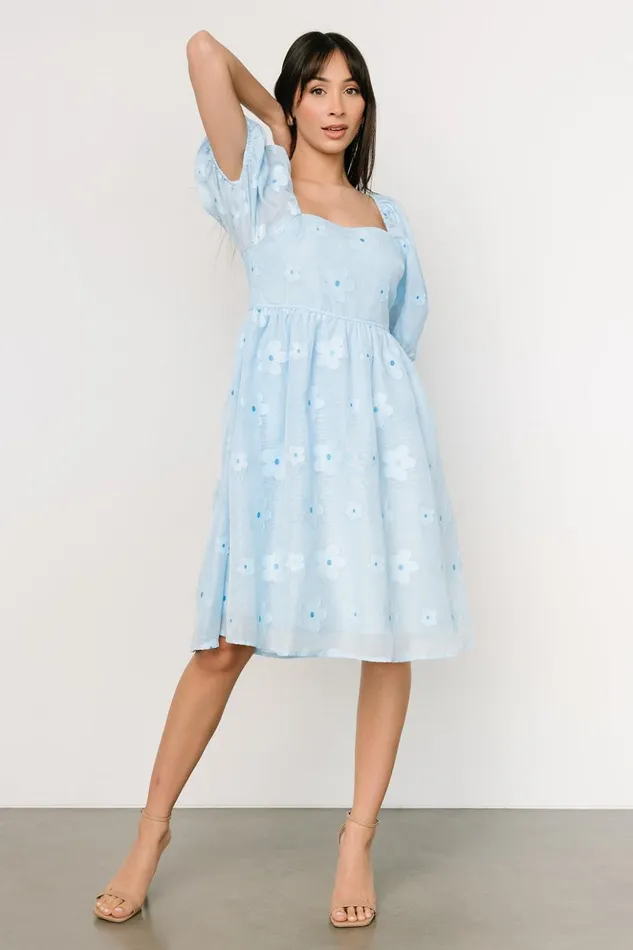 Baltic Born Short Dresses Daisy Short Dress Blue Floral 8211 Women Baltic Born Short Dresses Daisy Short Dress Blue Floral 8211 Women