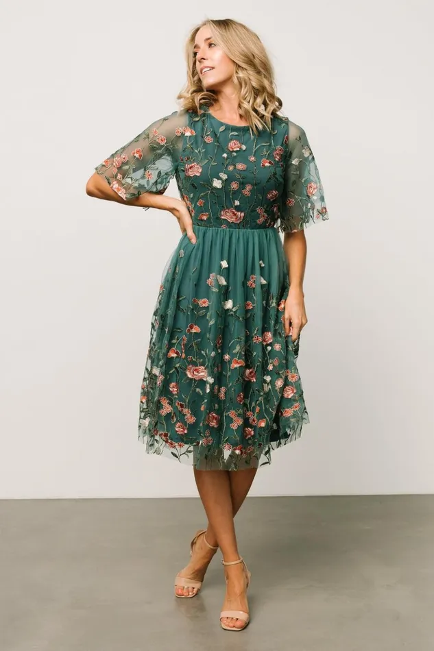 Baltic Born Short Dresses Duchess Tulle Dress Jade Garden 8211 Women