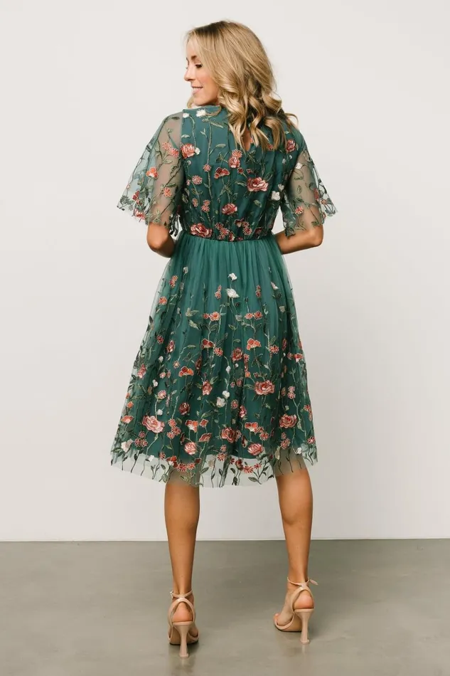 Baltic Born Short Dresses Duchess Tulle Dress Jade Garden 8211 Women Baltic Born Short Dresses Duchess Tulle Dress Jade Garden 8211 Women