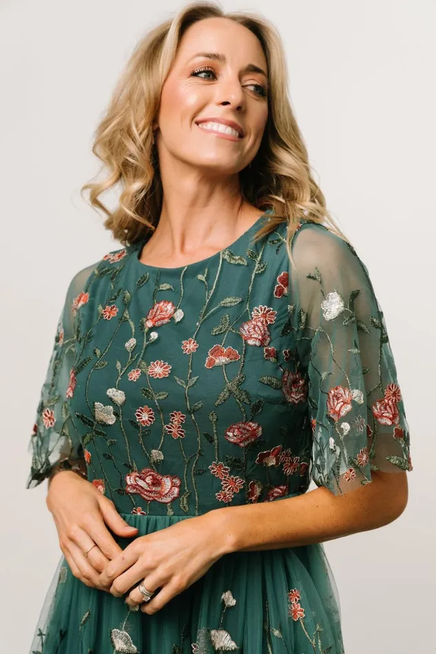 Baltic Born Short Dresses Duchess Tulle Dress Jade Garden 8211 Women Baltic Born Short Dresses Duchess Tulle Dress Jade Garden 8211 Women