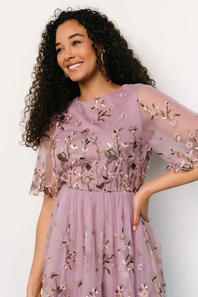 Baltic Born Short Dresses Duchess Tulle Dress Lilac Garden 8211 Women Baltic Born Short Dresses Duchess Tulle Dress Lilac Garden 8211 Women
