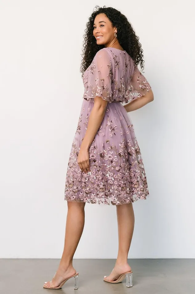 Baltic Born Short Dresses Duchess Tulle Dress Lilac Garden 8211 Women Baltic Born Short Dresses Duchess Tulle Dress Lilac Garden 8211 Women