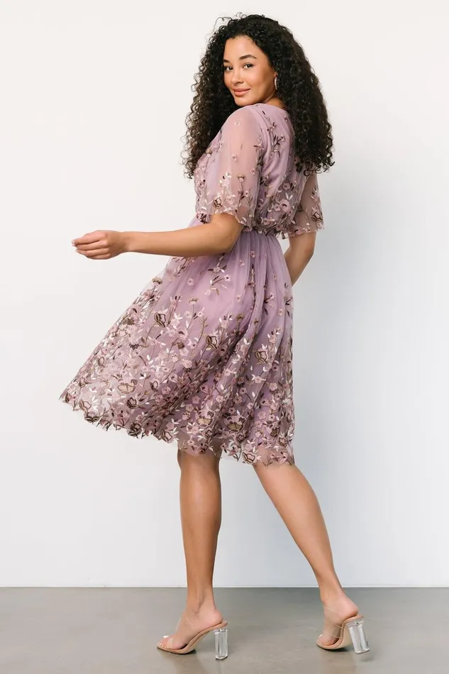 Baltic Born Short Dresses Duchess Tulle Dress Lilac Garden 8211 Women Baltic Born Short Dresses Duchess Tulle Dress Lilac Garden 8211 Women